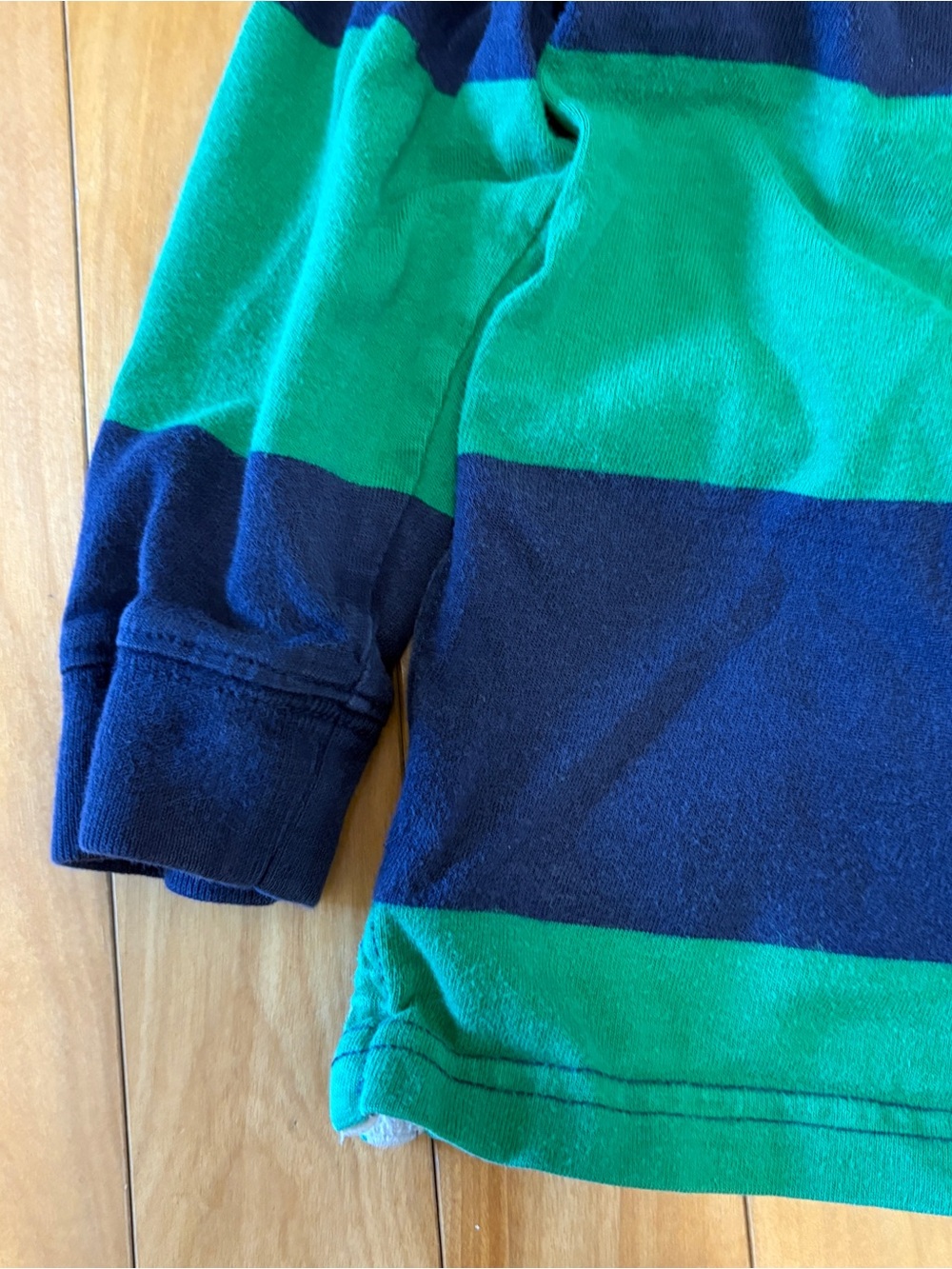 Vintage Polo by Ralph Lauren infant toddler boys striped cotton jersey rugby 2T - Picture 5 of 10